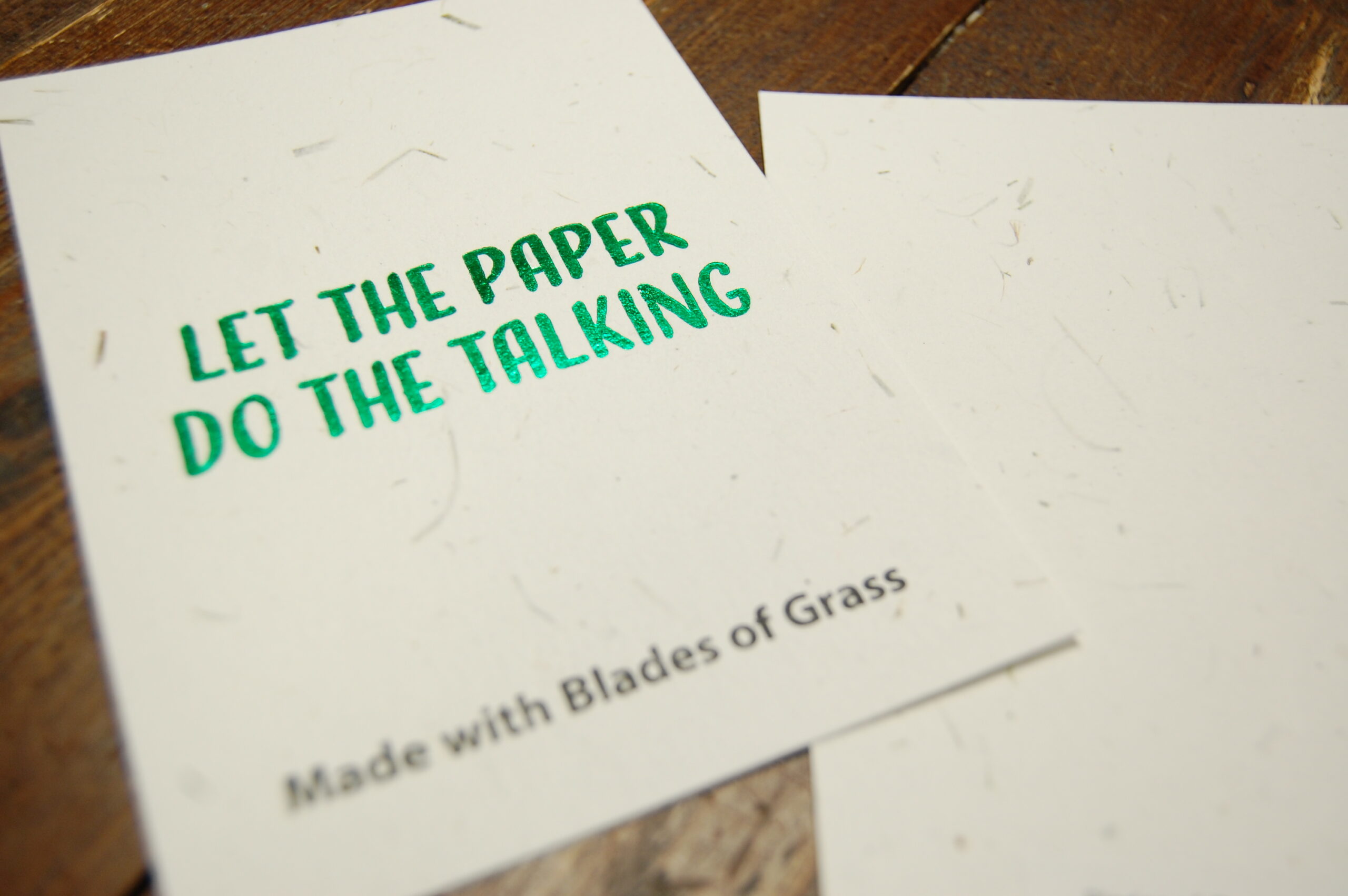 Blade of Grass paper